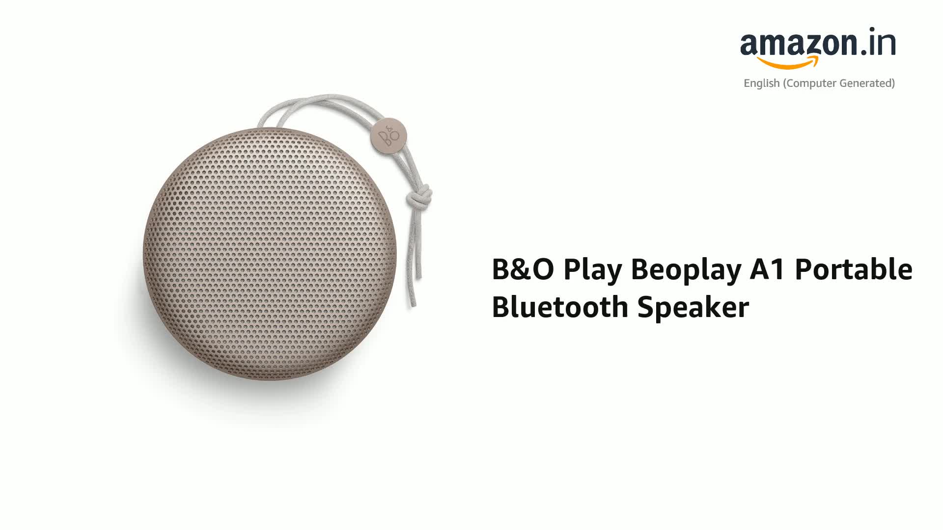 B&O Play Beoplay A1 Portable Bluetooth Speaker with Built-in